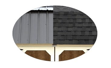Metal or Shingle Roof